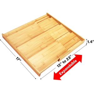 WDF Organisateur de tiroir à épices à 4 niveaux en bambou - Product Image 2