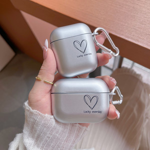 Funda en Forma de Corazón con Pintura Electrolítica para AirPods Pro 3 / para AirPods 4, Funda Protectora para Auriculares a Prueba de Golpes - Product Image 2