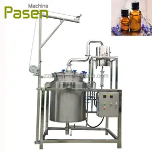 Máquina de destilación de vapor fraccional para aceite esencial, equipo de hierba de limón