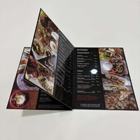 Buku Menu Restoran Minuman Anggur PVC Ukuran A4 Berkualitas Tinggi Anti Air dengan Spiral Binding Custom Pabrik