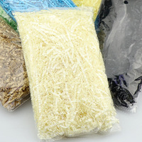 Papier Kraft Recyclé Déchiqueté, Remplissage en Papier Froissé, Raffia, Confettis pour Boîte Cadeau, Panier, Décoration
