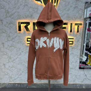 Nouveau arrivé meilleur prix le plus demandé sweat à capuche zippé bouffée imprimé fabriqué en usine sweats à capuche à bas prix hommes sweats à capuche pour hommes - Product Image 1