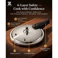 Cuisinières à pression en acier inoxydable de qualité commerciale Zhenneng Electric 8L, robustes, avec intérieur antiadhésif