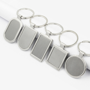 Biểu tượng tùy chỉnh trống xoay kim loại vòng Laser thép không gỉ trống quay khắc Keychain Keyring llaveros <span class=keywords><strong>AL</strong></span> por thị trưởng - Product Image 2