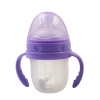 Appena nato 1 anno di Età del Silicone Del Regalo di Latte Del Bambino Bottiglia di Alimentazione.