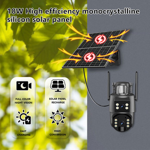 Rscamtom Ubox 6MP Ống Kính Kép Hai-Cách Âm Thanh Còi Báo Động Phát Hiện Con Người Báo Động 4G/Wifi Năng Lượng Mặt Trời Powered Ngoài Trời PTZ An Ninh Máy Ảnh - Product Image 2