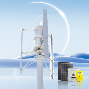 เครื่องกำเนิดพลังงานลมแบบแนวตั้ง 5KW ถึง 50KW พร้อมตัวควบคุมการชาร์จ 48V 96V 120V 380V RX-HV 5kw 10kw 20kw Wind RX-HV - Product Image 5