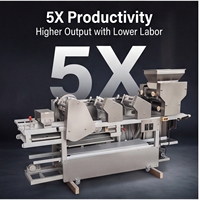 Machine à pâtes entièrement automatique avec système de dépoussiérage et d'empilage, haute capacité commerciale, 150-250 kg/h, 3000W, pour un gain de temps et une production efficace.