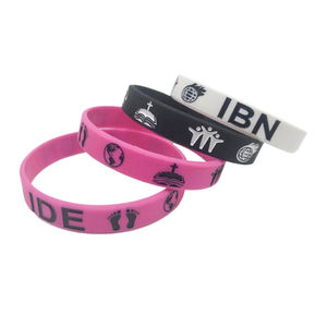 이벤트를위한 맞춤형 실리콘 팔찌 맞춤 프로모션 볼러 밴드 - Product Image 3
