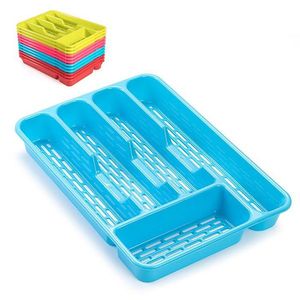 Cubertero Classic Grande Cutlery Box Large Kitchen Storage Tray With Drainage Slots For Utensils Organization - Product Image 1