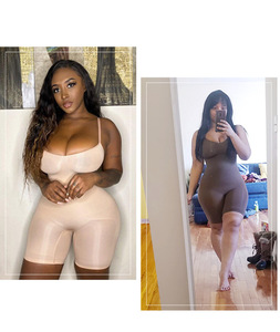 Women Fajas Tummy Control Body Shaper With Bra Women Nude Black <strong>White</strong> Shapewear Bodysuit <strong>Thong</strong> for Wedding - Product Image 6