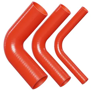 High Quality Silicone Vacuum Truck Air Turbine Hose 90-Degree Custom Cutting and Moulding Services Included