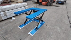 <span class=keywords><strong>Table</strong></span> élévatrice à ciseaux en U de haute qualité pour travaux de levage avec certification CE - Product Image 6