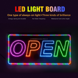 Full color open waterproof LED sign <b>board</b> billboard USB powered 1mm ultra-thin display sign decorative <b>light</b> indicator <b>light</b> 5V - Product Image 1