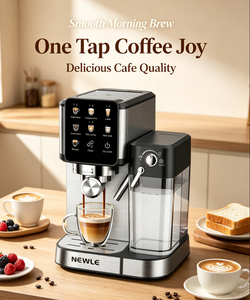 เครื่องชงกาแฟ NEWLE พรีเมียม ระบบสัมผัส IMD แรงดัน 20 บาร์ รองรับหลายแคปซูล ESE Pod และ <span class=keywords><strong>Dolce</strong></span> <span class=keywords><strong>Gusto</strong></span> สำหรับกาแฟเย็นและกาแฟเอสเพรสโซ - Product Image 4