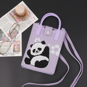 Sac à main décontracté pour femme, nouveau modèle léger, sacoche portable multifonctionnelle pour téléphone portable, fermeture ouverte, en polyester, pour usage quotidien - Product Image 4