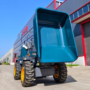 मुफ्त शिपिंग कूप डीजल इंजन मिनी डंप ट्रक 4x4 पहियों के साथ बड़ी क्षमता बकेट 3 टन फ्रंट लोडर - Product Image 1