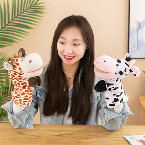 Marioneta <span class=keywords><strong>de</strong></span> Mano <span class=keywords><strong>de</strong></span> Animal Pequeño, Muñeco <span class=keywords><strong>de</strong></span> Peluche, Conejo <span class=keywords><strong>de</strong></span> Terciopelo, Animal <span class=keywords><strong>de</strong></span> Peluche para Niños con Boca Móvil, Ventriloquismo - Product Image 3