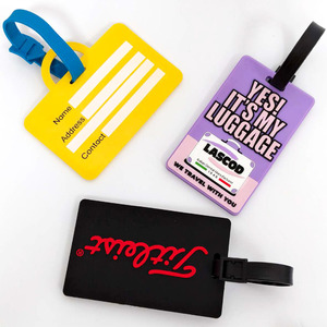 Etichetta per Bagagli 2D 3D in PVC Morbido con Marchio Aziendale, Regalo Promozionale, Tag Personalizzato per Valigie e Borse - Product Image 4