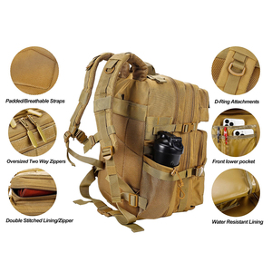 Sac à dos de survie Trailpop Heavy Duty en tissu Oxford 900D camouflage, imperméable, tactique, pour trekking en plein air - Product Image 5