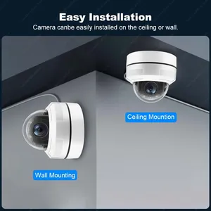 Innotronik CamhiPro应用圆顶摄像机双向音频8MP固定迷你PTZ户外安全摄像机红外夜视智能生活 - Product Image 5