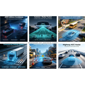 Radar de Ondas Milimétricas 4D de Grado Vehicular con Salida de Nube de Puntos de 77 GHz para Conducción Autónoma, Tráfico Inteligente y Seguridad Industrial - Product Image 2