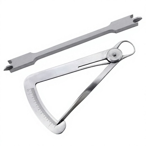 Medidor de Altura de Brackets Dentales Optitech Healthcare QR-7409, Certificado CE, 3.5-5.0mm, Manual, Plateado, Grado Quirúrgico Clase I, 18 Mandíbulas 1 - Product Image 1