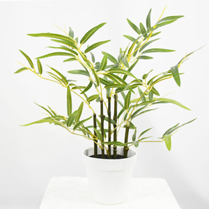 <span class=keywords><strong>Bambou</strong></span> artificiel en plastique d'arbre de plante de <span class=keywords><strong>bambou</strong></span> <span class=keywords><strong>vert</strong></span> de décoration à la maison réaliste avec le pot - Product Image 5