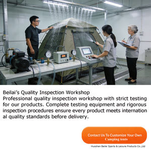 Tente <span class=keywords><strong>tipi</strong></span> hexagonale super facile à installer, imperméable, en polyester 190T avec ventilation en maille pour le camping en plein air, la randonnée et les pique-niques - Product Image 6