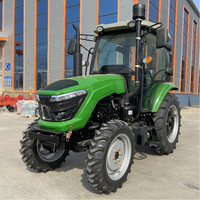 Tracteur agricole 4x4 Euro 5 CE COC 50HP 60HP 70HP 80HP 90HP 120HP Mini tracteurs agricoles multifonctionnels légers