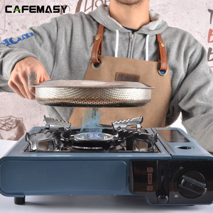 Celldeal — filet de grains de <span class=keywords><strong>café</strong></span> en acier inoxydable, Style coréen, avec poignée en bois, Cage de cuisson pour grains - Product Image 6