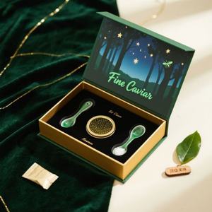 Caja de Papel para Empaque de Cucharas de Caviar, Personalizable con Logotipo, Regalo Creativo, Biodegradable, de Cartón Rígido, Elegante, de Grado Alimenticio, Desodorante - Product Image 2