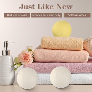 Boules de séchage en feutre de laine de Nouvelle-Zélande de qualité supérieure, biologiques, naturelles, adoucissantes pour le linge, réutilisables, XL, 100 % faites à la main - Product Image 3
