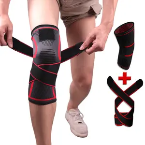 3D编织护膝垫支撑保护跑步透气护膝