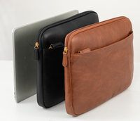 LOVEVOOK Housse de protection étanche en cuir PU pour ordinateur compatible avec le MacBook Air/Pro 13 pouces Sac pour ordinateur portable