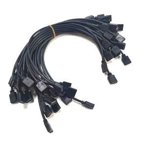 30 см 12 В RGB светодиодный 4-контактный Удлинительный кабельный жгут с гнездом к гнезду RGB контроллер адаптер для RGB Светодиодные полосы и кейс-контроллеры для ПК - Product Image 4