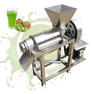 Máquina para hacer jugo de frutas y verduras de acero inoxidable, exprimidor industrial de prensado en frío, extractor de mango y sandía