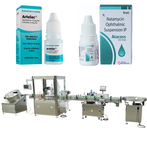Llenadora de Botellas de Plástico de 5-15 ml para Gotas Oftálmicas, Totalmente Automática, Precio de Fábrica, Sistema Rotatorio Monobloque - Product Image 1