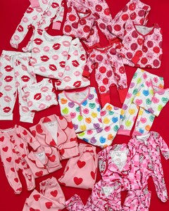 Wholesale Custom Casual Comfortable <strong>Family</strong> <strong>Matching</strong> Pajamas Set Print Short Sleeve <strong>PJs</strong> - Product Image 2