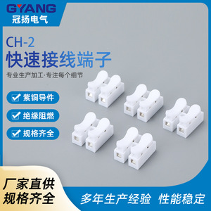 ขั้วต่อสายไฟแบบเร็ว CH-2 ยี่ห้อ Guan Yang สำหรับเชื่อมต่อสายเคเบิล - Product Image 5