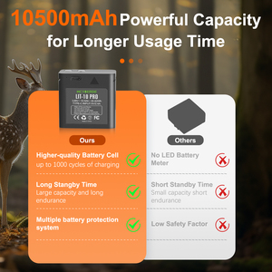 Batterie lithium rechargeable LIT-10 Spypoint 3,85V 10500mAh, batterie LM2/<span class=keywords><strong>LINK</strong></span>-<span class=keywords><strong>MICRO</strong></span>/CELL pour <span class=keywords><strong>caméra</strong></span> <span class=keywords><strong>de</strong></span> <span class=keywords><strong>chasse</strong></span> et <span class=keywords><strong>de</strong></span> suivi - Product Image 4