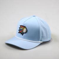 Casquette 5 panneaux personnalisée pour homme, anti-transpiration, imperméable, avec perforations découpées au laser, casquette de surf flottante et imperméable, style trucker