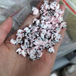 500g <span class=keywords><strong>de</strong></span> Figuras <span class=keywords><strong>de</strong></span> Arcilla Polimérica con Forma <span class=keywords><strong>de</strong></span> <span class=keywords><strong>Vaca</strong></span>, Unicornio, Astronauta y Conejos, Rebanadas Decorativas No Tóxicas <span class=keywords><strong>para</strong></span> Manualidades con Slime - Product Image 6