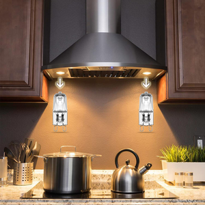 300 độ nhiệt độ kháng <span class=keywords><strong>G9</strong></span> lò <span class=keywords><strong>Halogen</strong></span> bóng đèn 28W 60W phạm vi <span class=keywords><strong>110V</strong></span> 230V tương thích rõ ràng Frosted thủy tinh thạch anh <span class=keywords><strong>Halogen</strong></span> - Product Image 3