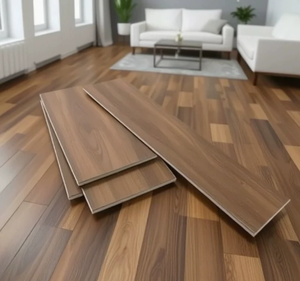 Suelo Rígido SPC para Interiores, Resistente al Agua, Color Beige con Puntos Claros, 8 mm - Product Image 1