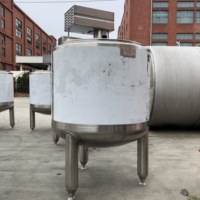 Fermenteur de mélange liquide personnalisé de 1000 l, stockage de spiritueux, mélangeur chauffé à enveloppe, réservoir sous pression