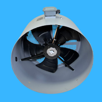 Ventilateur de refroidissement à roulement à billes à rotor externe électrique G250A, disponible en OEM/ODM, 380V, pales en acier au carbone pour équipement de ventilation