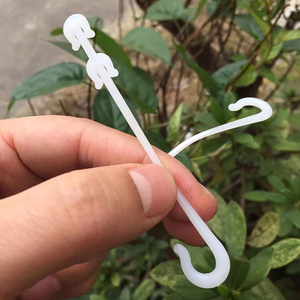 Clip de greffage en PC durable <span class=keywords><strong>pour</strong></span> serre agricole multi-travées, crochet en J <span class=keywords><strong>pour</strong></span> prévenir la chute des fruits et soutenir les tiges - Product Image 2