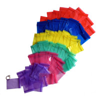 Petit mini coloré clair ziplock sac de bonbons emballage