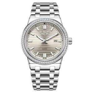 Reloj de Hombre de Aleación y Cristal con Logotipo Personalizado, Resistente al Agua, de Cuarzo, Luminoso, con Fecha, Estilo Ejecutivo, Gran Venta - Product Image 3